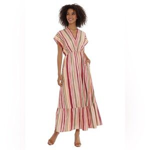 Maggy London vertical striped dress
